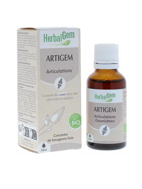 Artigem Bio Flacon compte gouttes 50ml Herbalgem Herboristerie de paris