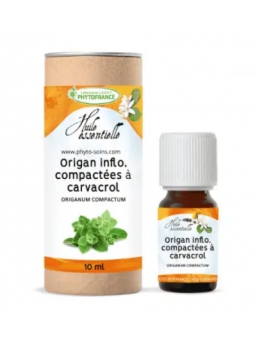 Huile essentielle Origan à inflorescences compactes 10ml Phytofrance défenses naturelles Herboristerie de paris