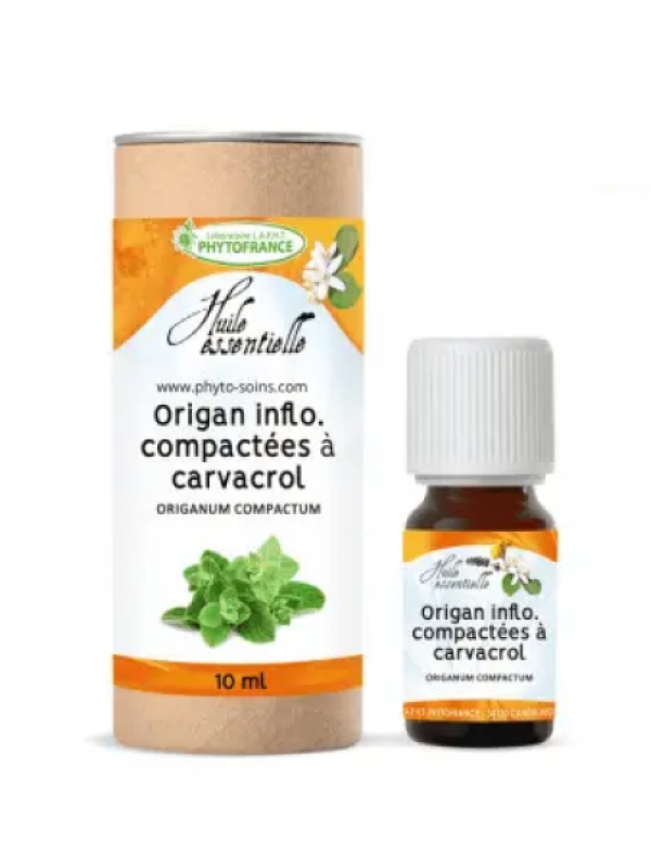 Huile essentielle Origan à inflorescences compactes 10ml Phytofrance défenses naturelles Herboristerie de paris