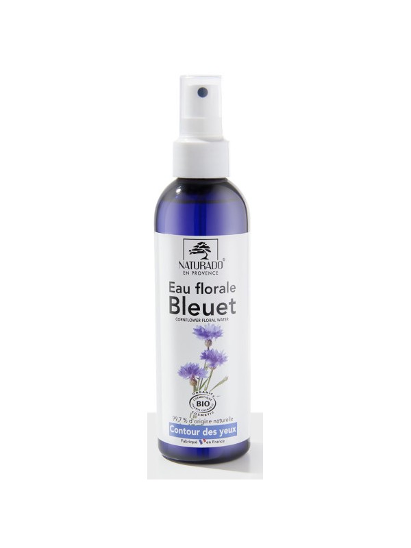 Eau florale de Bleuet bio 200ml Naturado en Provence Herboristerie de paris