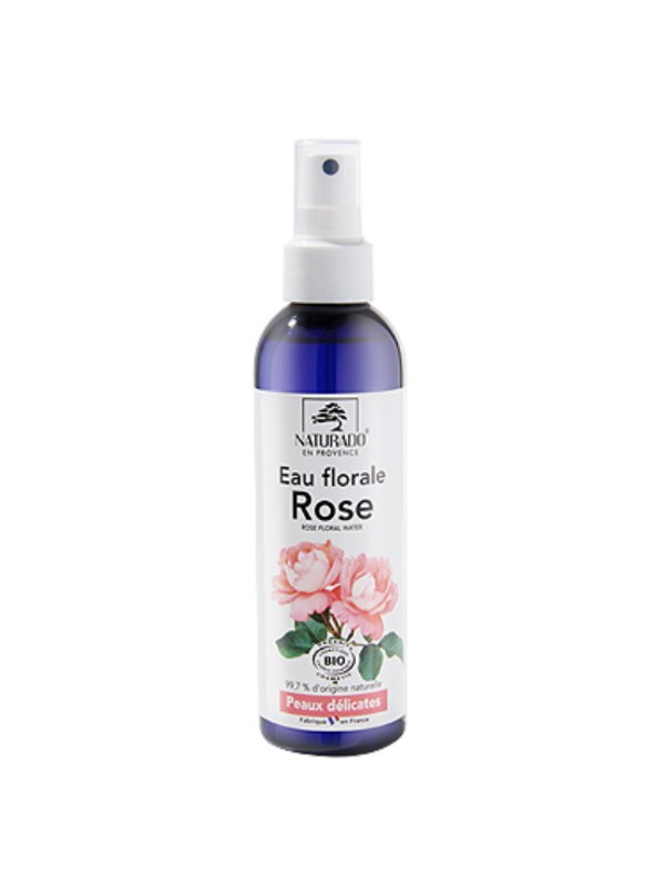Eau florale de Rose 200ml Naturado eau hydrolat de rose bio Herboristerie de paris