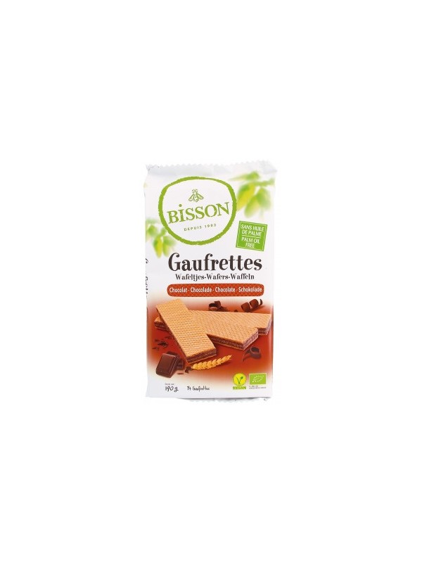 Gaufrettes chocolat 190g Bisson