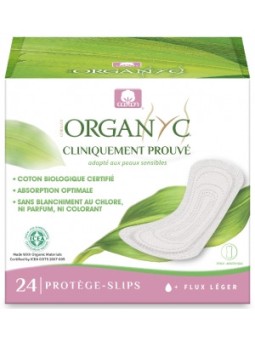 Protège Slips Pochettes Individuelles Boîte de 24 Organyc