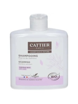 Shampooing à la moëlle de bambou cheveux secs 250ml Cattier shampoing bio Herboristerie de paris
