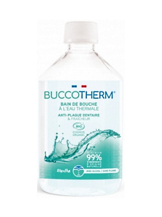 Buccotherm Bain de bouche menthe thé vert 300ml menthe thé vert avec alcool Herboristerie de paris