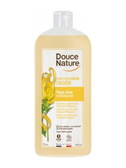Shampoing Douche Evasion Ylang Ylang de Madagascar 1L Douce Nature plaisir des sens Herboristerie de paris