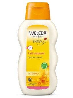 Lait corporel au Calendula bébé 200ml Weleda