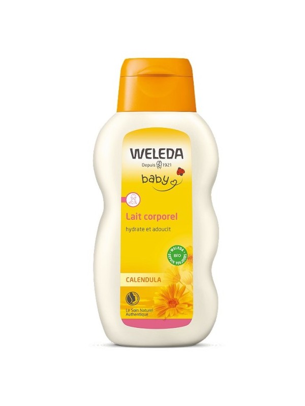 Lait corporel au Calendula bébé 200ml Weleda
