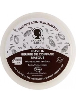 Masque soin sublimateur Cacao Mangue Karité cheveux frisés à crépus 200ml Noire O Naturel