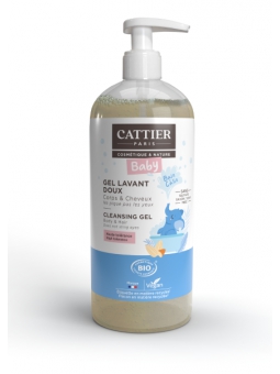 Gel lavant doux bébé 500ml Cattier