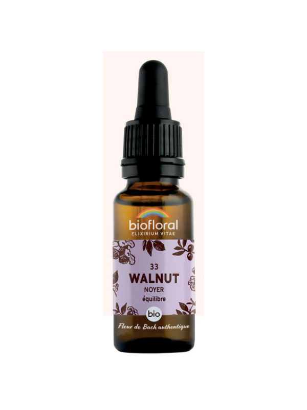 Elixir Noyer, Walnut n°33 20 ml Biofloral Herboristerie de paris