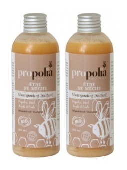 Lot de 2 shampoing traitant Propolis miel argile cade 2 x 200ml Propolia