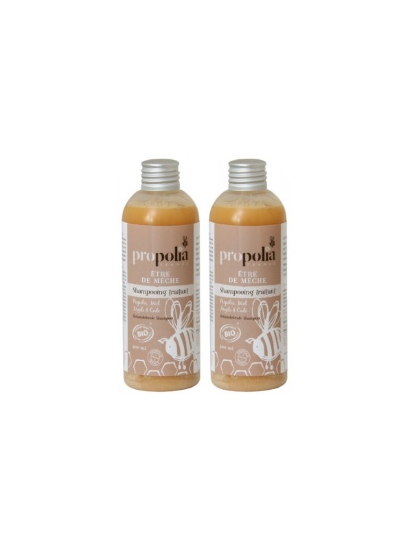 Lot de 2 shampoing traitant Propolis miel argile cade 2 x 200ml Propolia