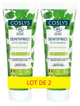Lot de 2 Dentifrice spécial dents sensibles 2 x 75ml Coslys