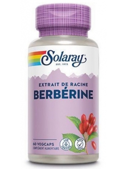 Berbérine 60 gélules végétales Solaray épine vinette Herboristerie de paris