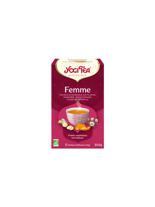 Infusion La Femme 17 infusettes Yogi Tea