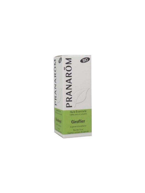 Huile essentielle de Giroflier Clou de Girofle Bio Flacon compte gouttes 10ml Pranarôm