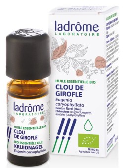 Huile essentielle de Clou de Girofle Bio 10ml Ladrome aide au maintien de la digestion Herboristerie de paris