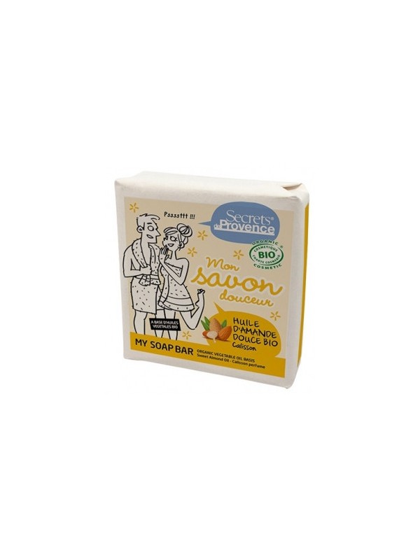 Mon savon douceur huile d'amande douce Parfum Calisson 100g Secrets De Provence