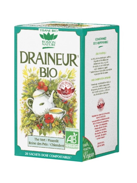 Tisane Draineur 20 sachets 32g Romon Nature