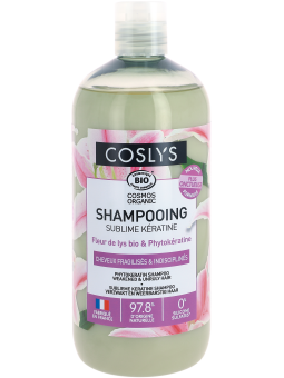 Shampooing Kératine cheveux fragiles et indisciplinés 500ml Coslys