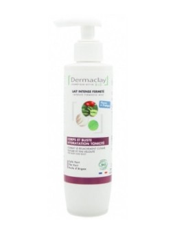 Lait intense fermeté corps buste 200 ml Dermaclay minceur vergétures Herboristerie de paris