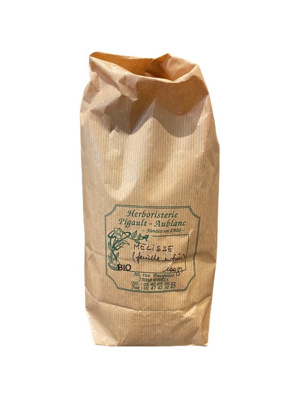 Melisse feuille entière 100 gr Herboristerie de Paris sommeil digestion relaxation