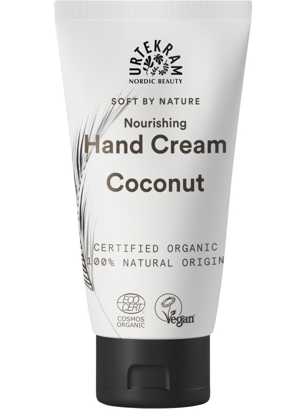 Crème pour les mains à la noix de coco 75ml Urtekram nourrissante Herboristerie de paris