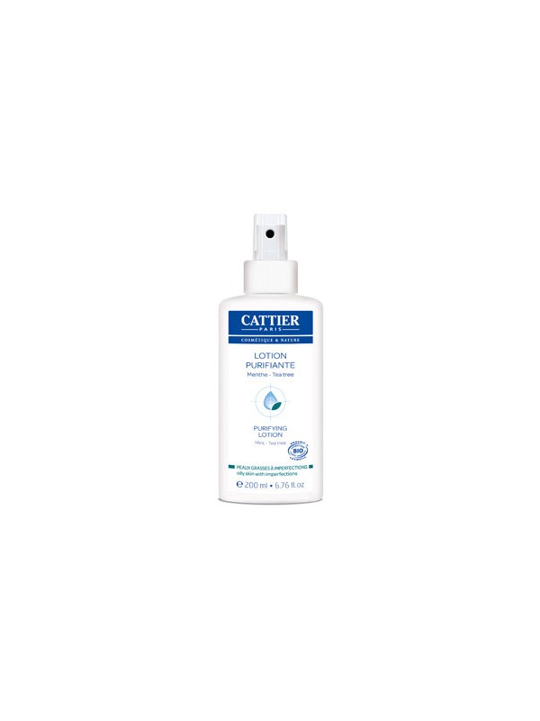 Lotion purifiante peaux jeunes 200ml Cattier