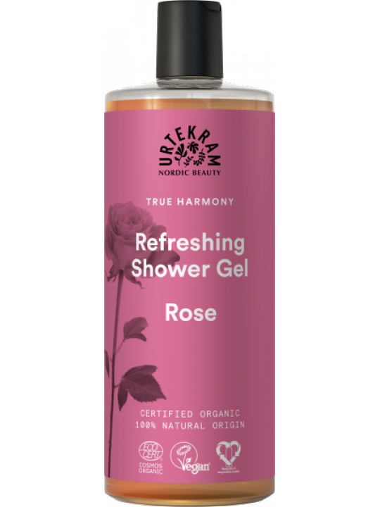 Gel douche à la Rose 500ml Urtekram