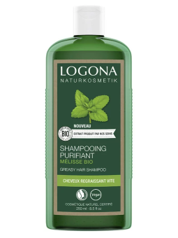 Shampoing purifiant à la Mélisse cheveux gras 250ml Logona Herboristerie de Paris