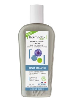 Shampoing reflet et brillance Cheveux Blancs et Gris 250ml Dermaclay  Herboristerie de Paris
