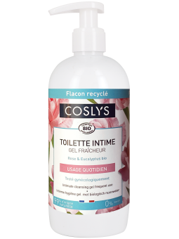 Gel de toilette intime Eau florale de Rose 500ml Coslys Herboristerie de Paris