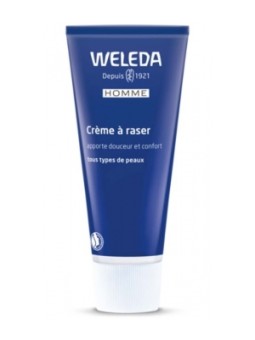 Crème à raser 75ml Weleda Herboristerie de Paris prépare la peau sensible au feu du rasoir