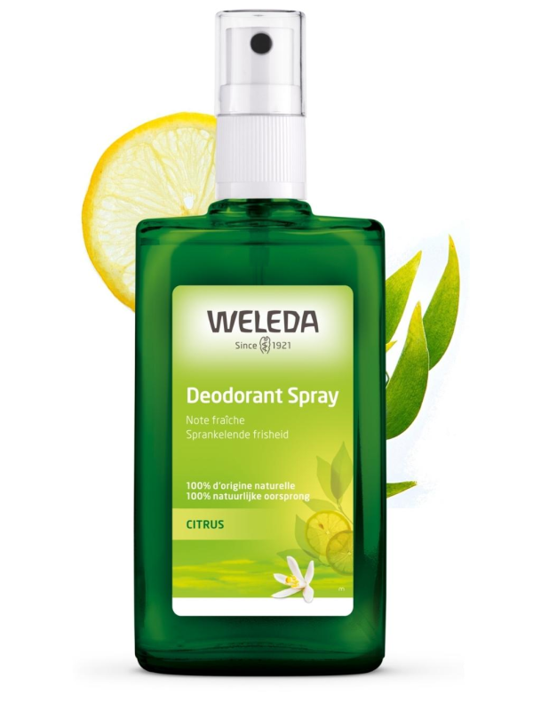 Déodorant spray Citrus 100ml Weleda Herboristerie de Paris