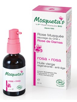 Huile de rose musquée + HE de Rose de Damas Bio 30ml Mosqueta's Herboristerie de Paris