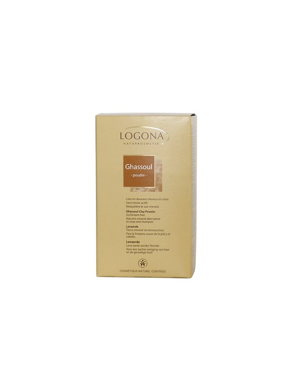 Ghassoul poudre boite carton 1kg Logona Herboristerie de Paris