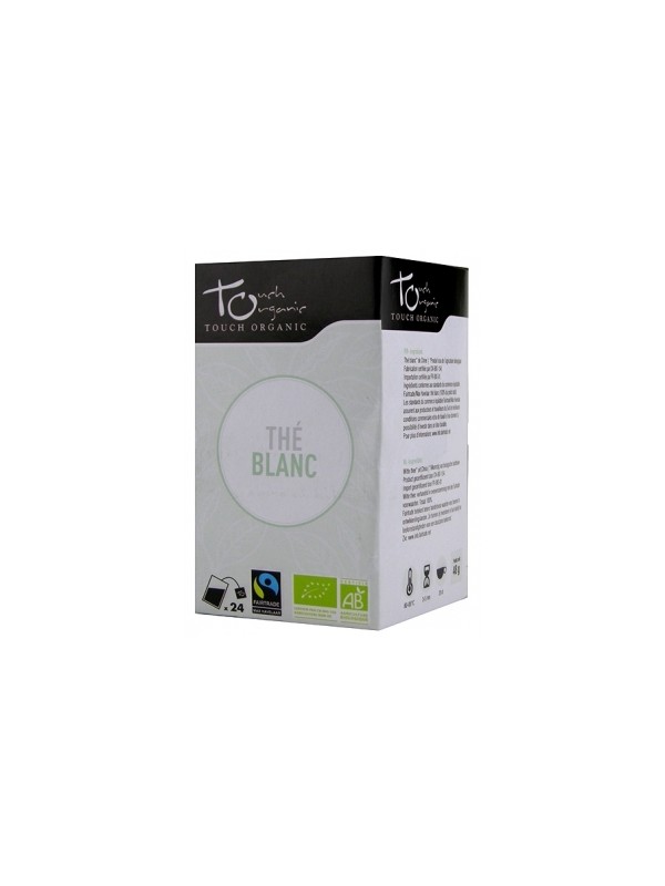 Thé blanc BIO 24 sachets 48g Touch Organic Herboristerie de Paris