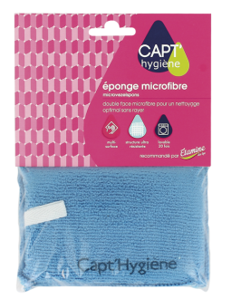 Eponge microfibre multi usages Capt' Hygiène Herboristerie de Paris