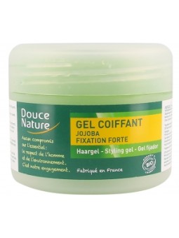 Gel coiffant fixation forte à l'huile de Jojoba 100ml Douce Nature Herboristerie de Paris