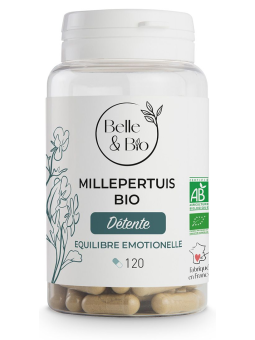 Millepertuis bio 120 gélules Belle et Bio Herboristerie de Paris équilibre émotionnel