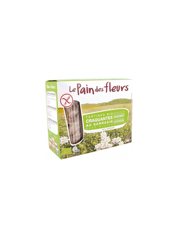 Tartines craquantes au Sarrasin 150g Le Pain Des Fleurs Herboristerie de Paris