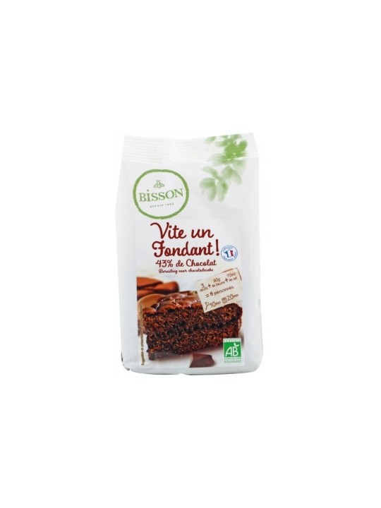 Vite un gâteau Fondant au chocolat préparation pour gâteau 300g Bisson Herboristerie de Paris