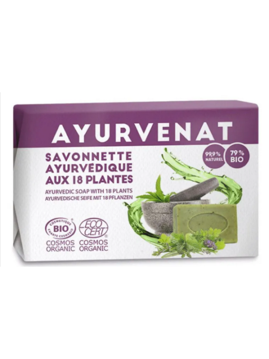 Savon ayurvédique aux 18 plantes 100g Oleanat Herboristerie de Paris