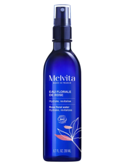 Eau florale de Rose Hydratante Brumisateur 200ml Melvita Herboristerie de Paris