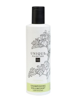 Shampoing volume Menthe Poivrée cheveux normaux et fins 250ml Unique Herboristerie de Paris