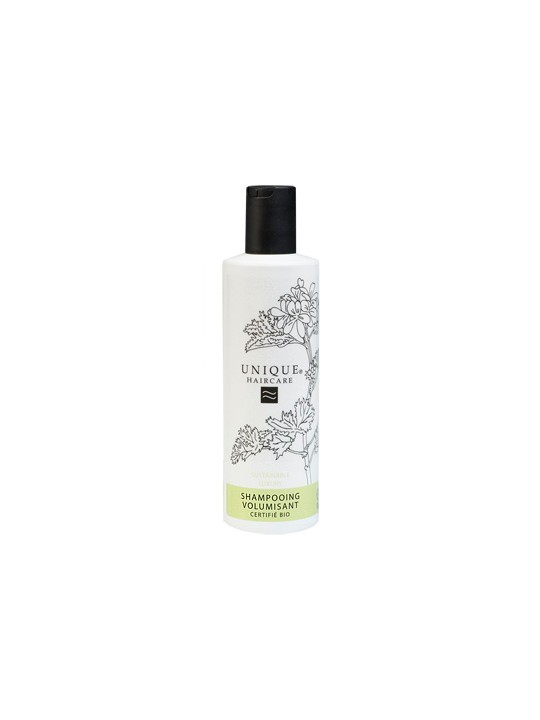 Shampoing volume Menthe Poivrée cheveux normaux et fins 250ml Unique Herboristerie de Paris