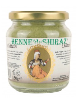 Coloration végétale Châtain pot 150g Henne De Shiraz Herboristerie de Paris
