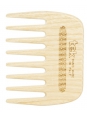Peigne dents larges en Frêne naturel Tek Herboristerie de Paris