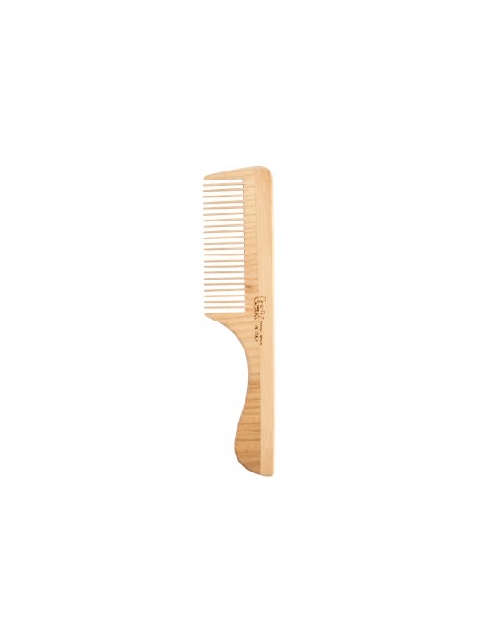 Peigne à manche en Frêne naturel Tek Herboristerie de Paris